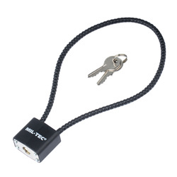 Mil-Tec - Kłódka zabezpieczająca do broni - 38 cm - Czarna - 15925160