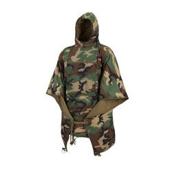 Helikon - Poncho ocieplane Swagman Roll - Windpack - Climashield - Woodland - PO-SMR-NL-03