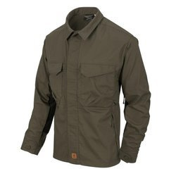 Helikon - Koszula bushcraftowa Woodsman - DuraCanvas - Czarny/Taiga Green - KO-WDN-DC-0901A