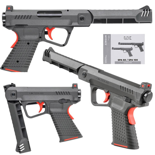 Umarex - Pistolet wiatrówka SPA 60 - 4,5 mm - Szary - 2.4390