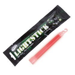 Mil-Tec - Lightstick światło chemiczne - Standard - 1,5 x 15 cm - Czerwony - 14940010
