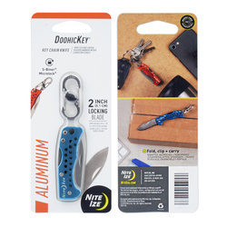 Nite Ize - Brelok z nożem składanym DoohicKey Key Chain Knife - Niebieski - KMTK-03-R7