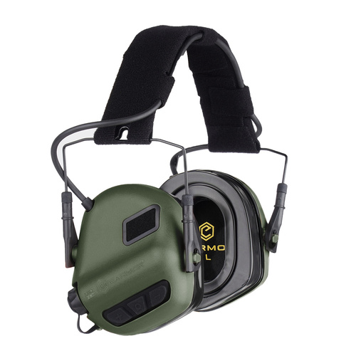 Earmor - Aktywne ochronniki słuchu M31 PLUS - Foliage Green - M31-FG (PLUS) - Słuchawki aktywne