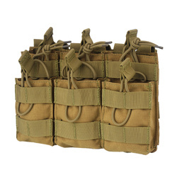 Condor - Ładownica MOLLE na magazynki AR15 - Potrójna - Coyote Brown - MA44-498