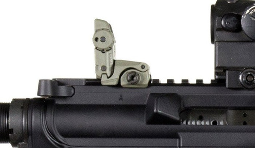 Magpul - Celownik przeziernikowy składany MBUS® - Flat Dark Earth - MAG248-FDE