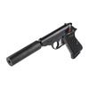 Umarex - Replika ASG pistoletu Walther PPK/S SD - Green Gas - Czarna - 2.6558