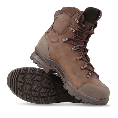 LOWA - Buty taktyczne Breacher GTX N MID Boots - Cordura - Gore-Tex - Vibram - Dark Brown - 210115 C30 0493