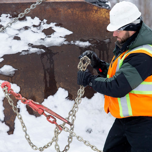 Mechanix - Zimowe rękawice ochronne ColdWork Peak - Szare / Czarne - CWKPK-58