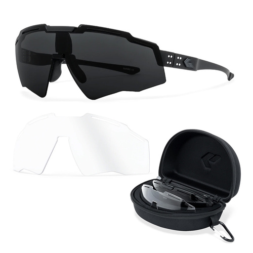 Gatorz - Okulary balistyczne Blastshield B2 - ANSI Z87+ - Dwa wizjery - Anti-Fog - GZ-16-396