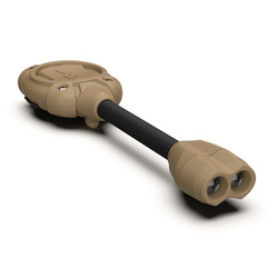 Princeton Tec – Latarka LED nahełmowa Switch RGB MPLS – 10 lm - Tan - SWITCH-RGB-TN