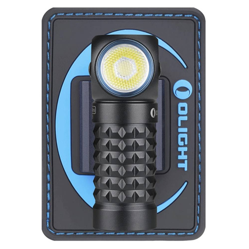 Olight - Latarka LED kątowa / czołówka w zestawie z akcesoriami Perun Mini Kit - 1000 lumenów - Czarna
