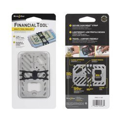 Nite Ize - Zasobnik pieniężny Financial Tool Multi Tool Wallet - Stalowy - FMT2-11-R7