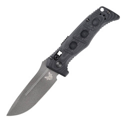 Benchmade - Nóż taktyczny 2730GY-1 Mini Auto Adamas - CPM MagnaCut - Czarny - 2730GY-1