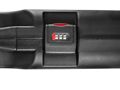 Megaline - Walizka na broń długą - 110x25x11 cm - Zamek na szyfr - Czarna - 200/0009