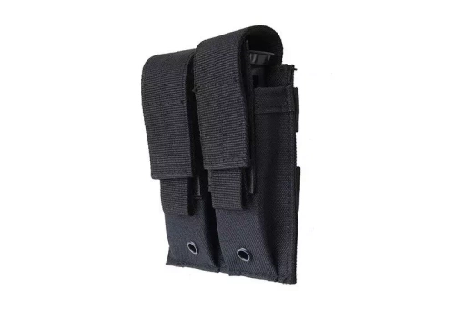 GFC Tactical - Podwójna ładownica pistoletowa - MOLLE - Nylonowa - Czarna - GFT-19-001406