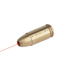Vector Optics - Nabój laserowy 9 mm - Czerwony laser - Mosiężny - SCBCR-11