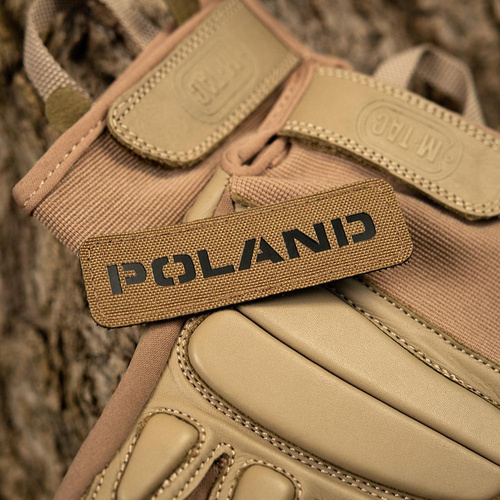 M-Tac - Naszywka - Polska - Laser Cut - Coyote / Czarny - 51003105