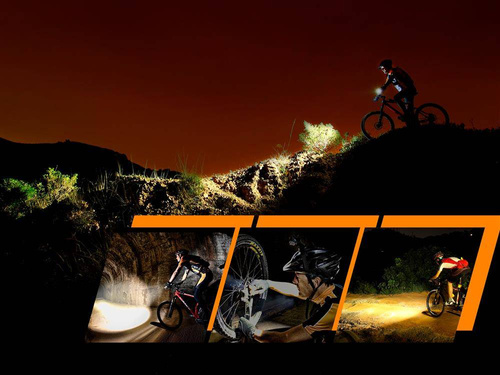 Fenix - Latarka LED rowerowa - 2200 Lumenów - Czarna - BC30 V2.0