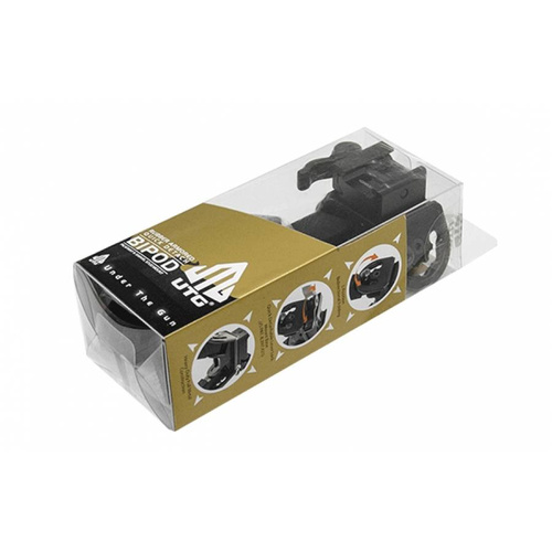 UTG - Dwójnóg Rubber Armored Full Metal z montażem Picatinny QD - 6.0"- 8.5" - Czarny - TL-BP20Q-A