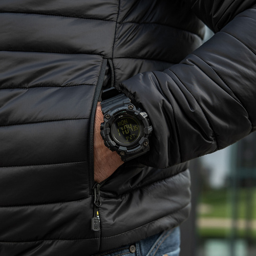 M-Tac - Zegarek taktyczny 2037 - LED - 5 ATM - Czarny - 50007002