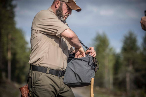 Helikon - Torba na ramię Bushcraft Haversack - 8 L - Czarna - TB-HVS-CD-01