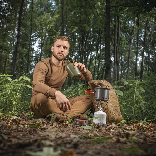 M-Tac - Menażka z radiatorem na kuchenkę gazową - Zielona - MTC-DM-FMC-217