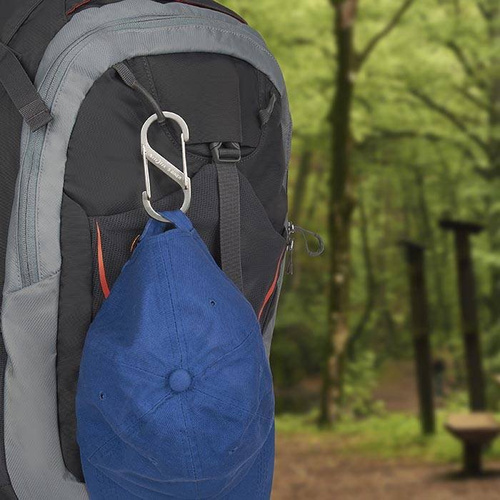 Nite Ize - Karabinek S-Biner #4 - Stalowy - SB4-03-11