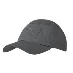 Helikon - Czapka z daszkiem Tactical Cap - PolyCotton Ripstop - Shadow Grey - CZ-BBC-PR-35