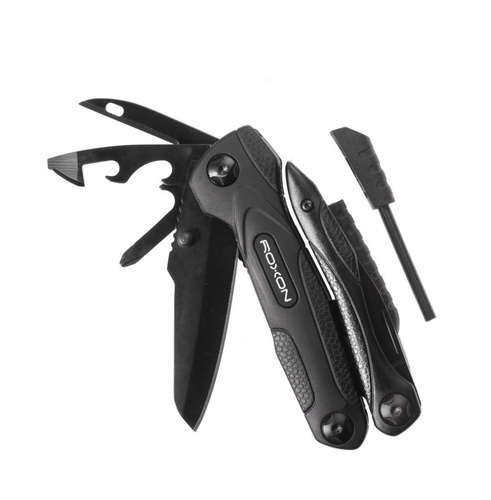 Multitool Roxon Sparkle CM1349 z krzesiwem - Czarny - CM1349