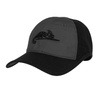 Helikon - Czapka z daszkiem Logo Cap - PolyCotton Ripstop - Czarny / Shadow Grey - CZ-LGC-PR-0135B