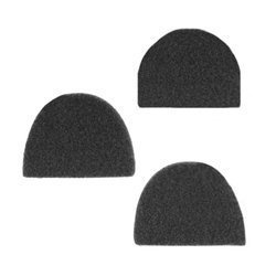 Earmor - Samoprzylepny panel z rzepem do ochronników słuchu MSA Sordin - Czarny - S14