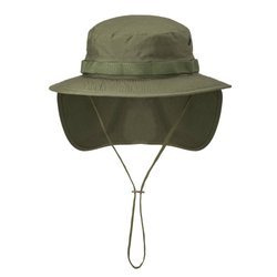 Helikon - Helikon - Kapelusz Boonie Hat z osłoną - PolyCotton Ripstop - Olive Green - KA-BON-PR-02