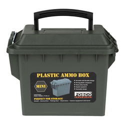Fosco Industries - Skrzynka amunicyjna Ammo Box Mini - 2,3 L - Polimer - Zielony - 465201