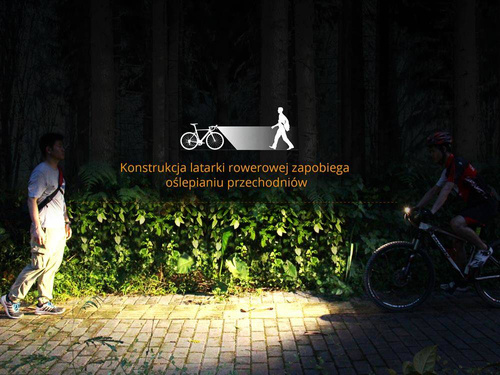 Fenix - Latarka LED rowerowa - 600 lumenów - 2600 mAh - Czarna - BC25R