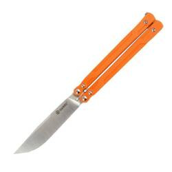Ganzo - Nóż motylkowy Balisong Firebird G766 - 440C - Pomarańczowy - G766-OR