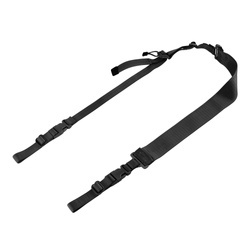Cetacea Tactical - Zawieszenie do broni Quick Adjust Padded 2 Point Sling - Czarny - TA-20C2PS-BLK