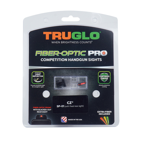 TruGlo - Światłowodowe przyrządy celownicze Fiber-Optic Pro - CZ SP-01 - TG132CZ1