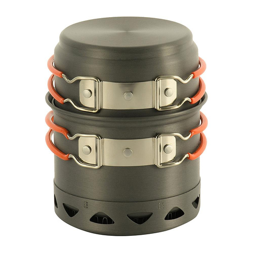 M-Tac - Menażka z radiatorem na kuchenkę gazową - Zielona - MTC-DM-FMC-217