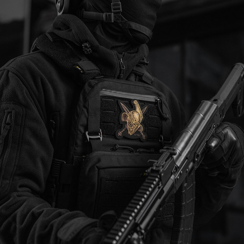 M-Tac - Naszywka Hełm Gladiatora - Haft - Cordura 500D - Złoty - 51374002