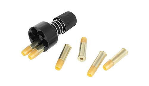 ASG - Replika rewolweru Dan Wesson 715 6'' Revolver - Srebrny - Low Power - 18194