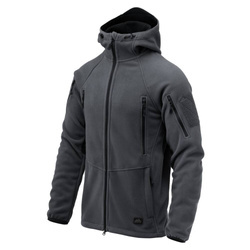 Helikon - Bluza polarowa Patriot Mk 2 - Hybrid Fleece - Shadow Grey / Czarna - BL-PJ2-FH-3501A