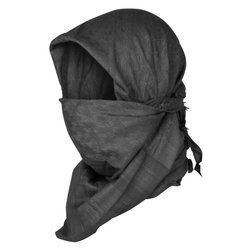 Mil-Tec - Chusta Arafatka Shemagh - Bawełna - Czarna - 12618000