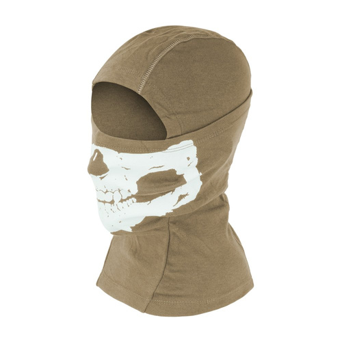 101 Inc. - Kominiarka jednootworowa Balaclava Skull - Bawełna - Piaskowa - 214278 SAND