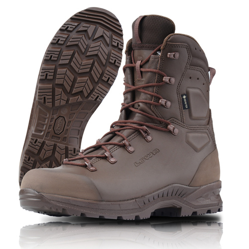 Lowa - Buty wojskowe Combat Boot MK2 GTX Boots - Gore-Tex - Vibram - Dark Brown - 210871 C30 0493