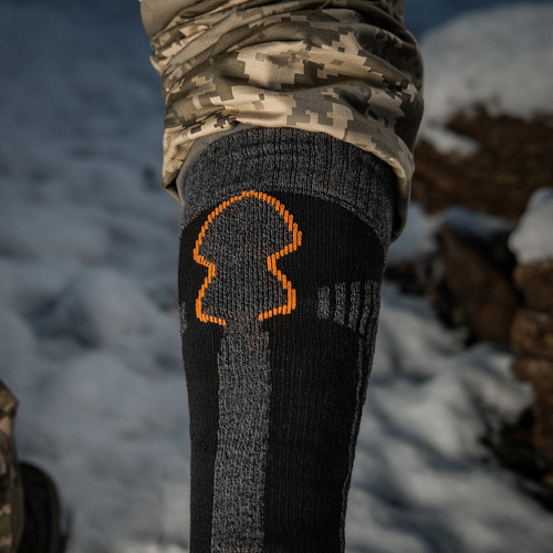 M-Tac - Skarpety Coolmax 75% Long - Czarny - FL-2103-3