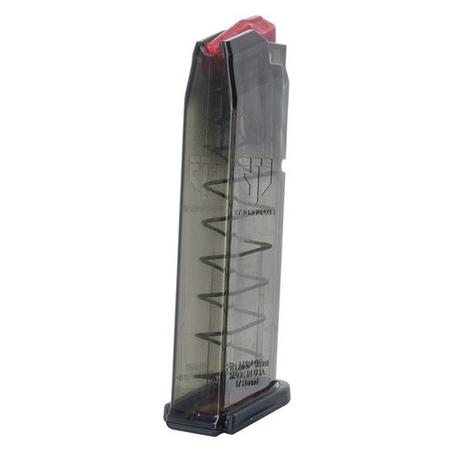 ETS - Magazynek polimerowy do Smith & Wesson M&P - 9x19 mm - 17 naboi - Carbon Smoke Series - SMK-SW9-MP-17