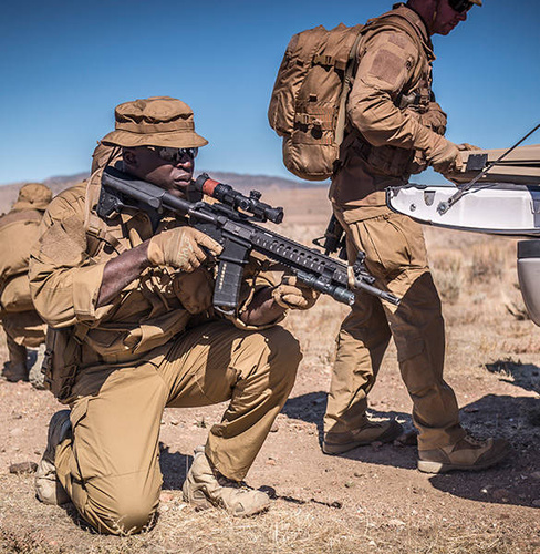 Helikon - Spodnie wojskowe Modern Battle Dress Uniform® - NyCo Ripstop - MultiCam Black - SP-MBD-NR-0C