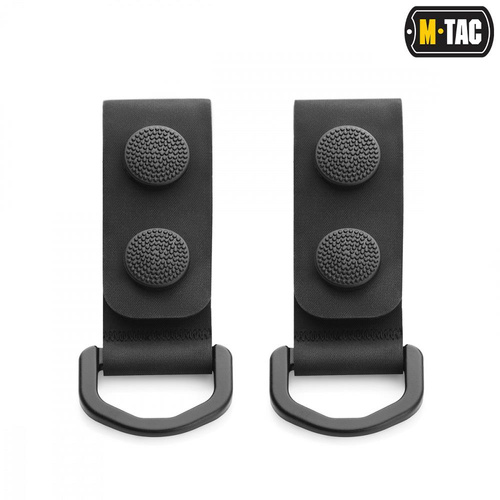 M-Tac - Taktyczny D-ring do paska - 2 sztuki - Czarny - 20426002