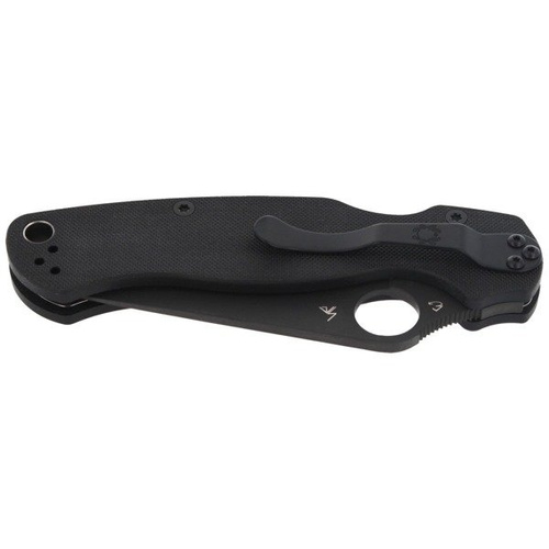 Spyderco - Nóż składany Para Military™ 2 G-10 Black / Black Blade - C81GPBK2