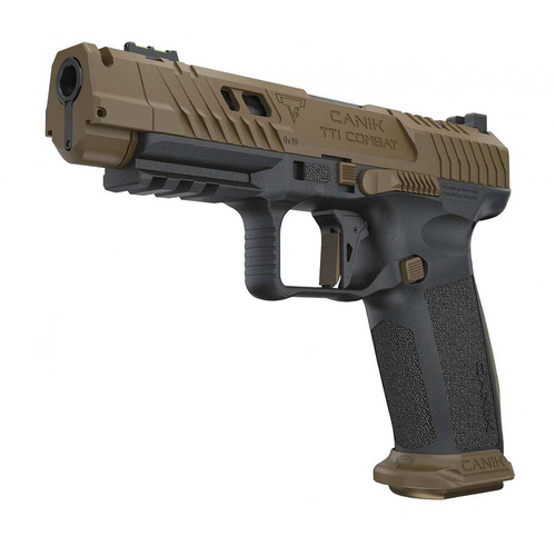 Canik - Pistolet TP9 TTI Combat - Taran Tactical Innovations - 9x19 Para - Czarny/Coyote Brown
